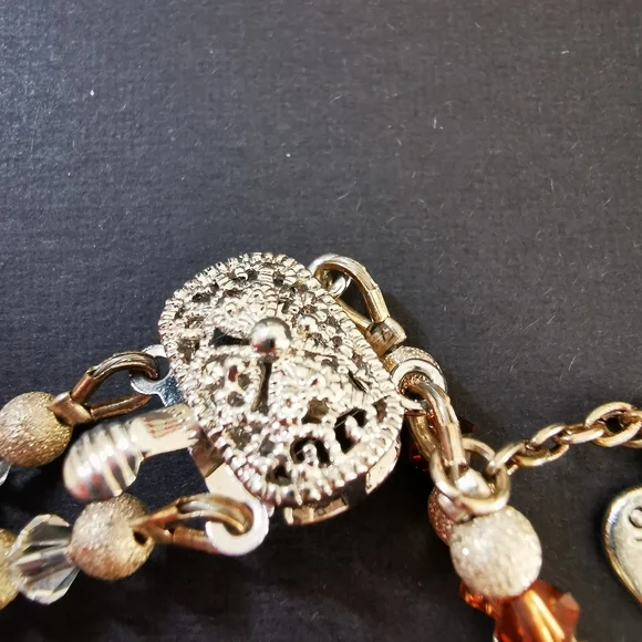 Rainbow Crystal Double Strand Bracelet - Picture 14 of 15